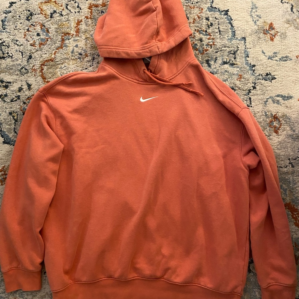 Nike Men's Burnt Orange Hoodie